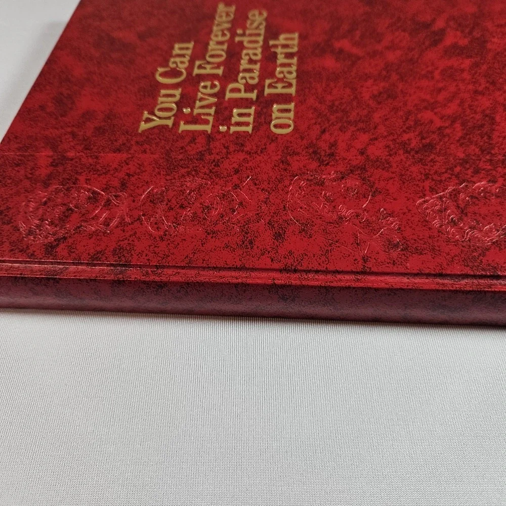 You Can Live Forever in Paradise on Eart Jehovah VTG 1982 FIRST Edition  HC Book